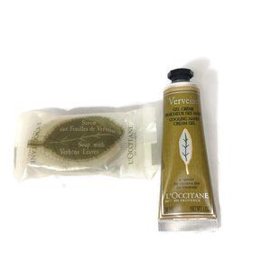 L'occitane Verbena Leaves Soap & Verbena Hand Cream 0.8 OZ/30ML NEW